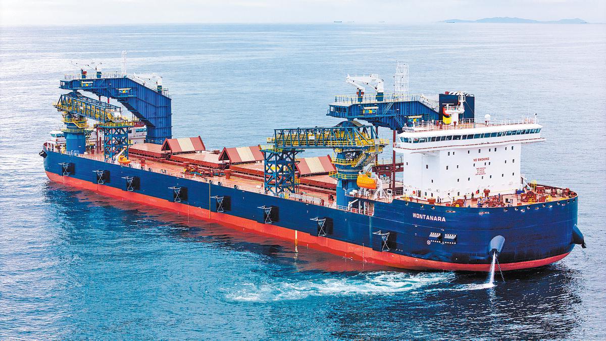 China unveils world’s fastest self-unloading cargo vessel