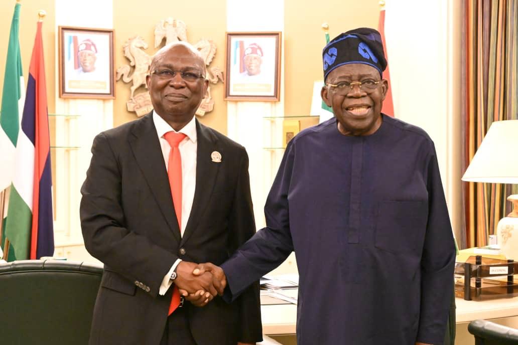 NIMASA DG, Mobereola, briefs Tinubu on Nigeria’s maritime development